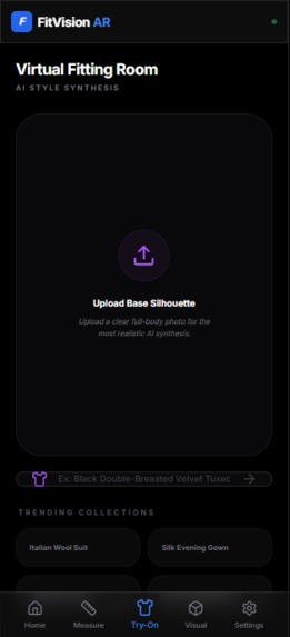 FitVision: An AR-Powered Virtual Fitting Room Experience – screenshot 3