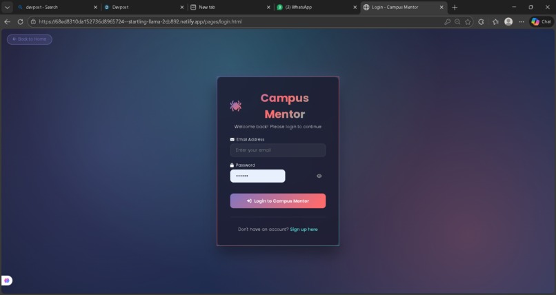 Campus Mentor  – screenshot 3