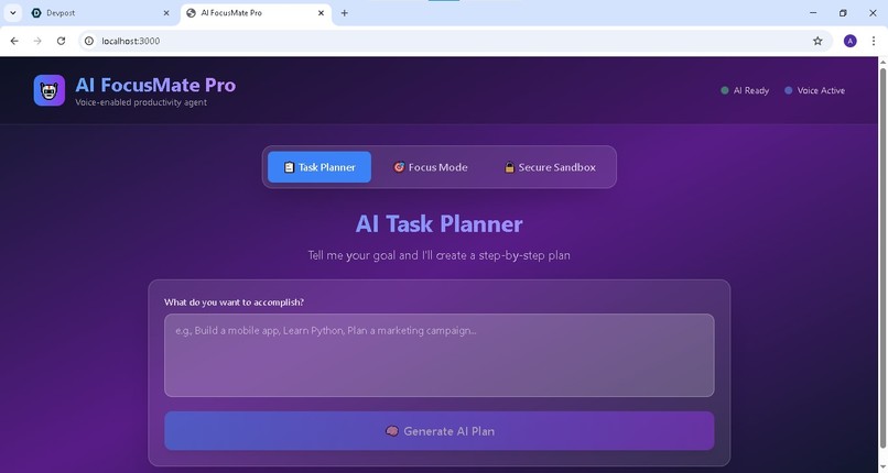 AI FocusMate Pro – screenshot 1