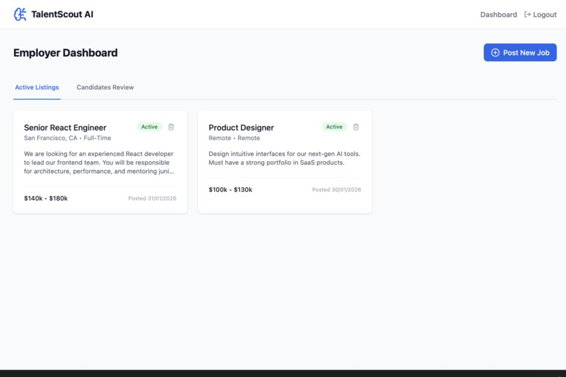TalentScoutAI – screenshot 2