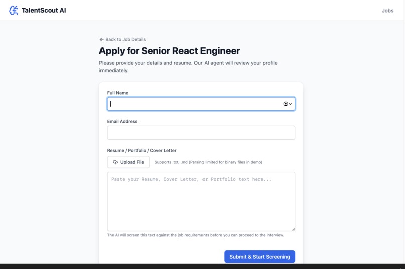 TalentScoutAI – screenshot 5