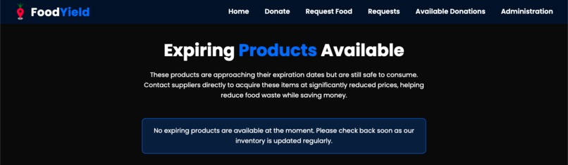 FoodYield-Reducing Food Waste With smart Solutions using AI. – screenshot 5