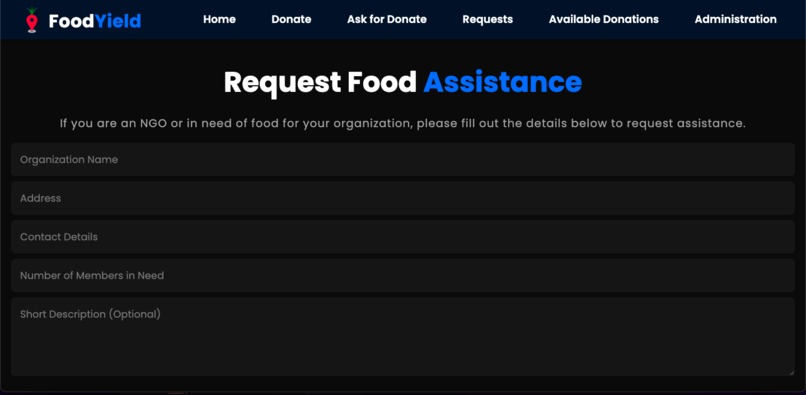 FoodYield-Reducing Food Waste With smart Solutions using AI. – screenshot 7