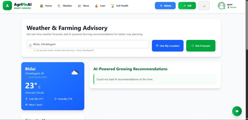 AgriFinAI – screenshot 1
