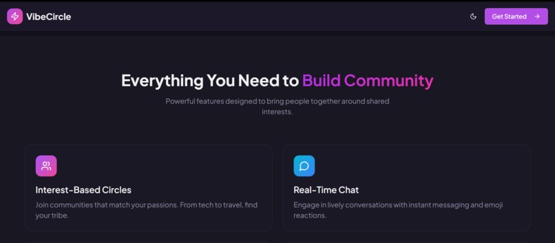 VibeCircle – screenshot 2