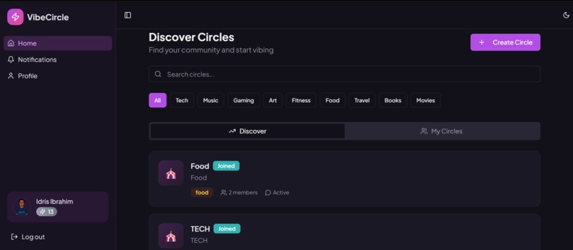 VibeCircle – screenshot 5