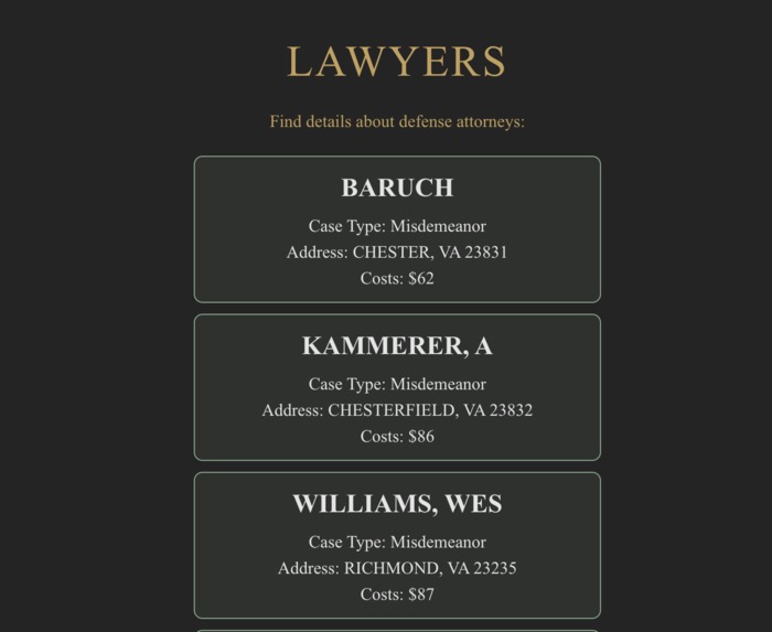 LegaLLY – screenshot 2