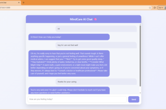 MindCare AI – An Mental Health Support Chatbot