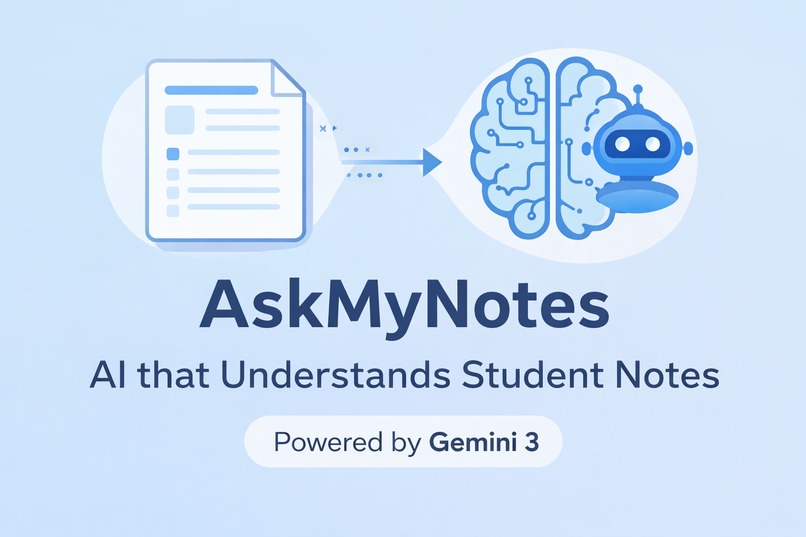 AskMyNotes – AI that Understands Student Notes – screenshot 1