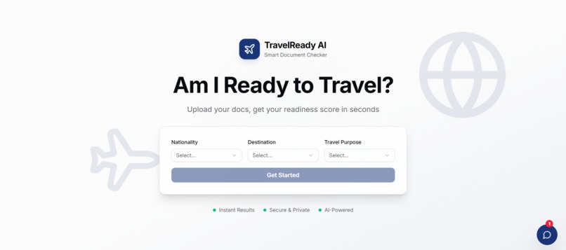 VoyageAI – Smart Travel Planning and Border Assistant – screenshot 1