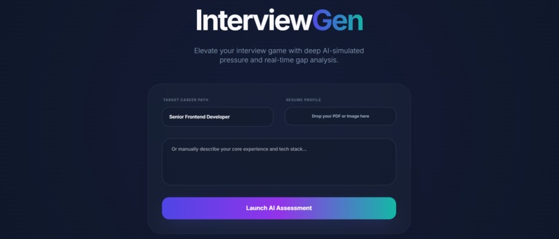 InterviewGen – screenshot 1