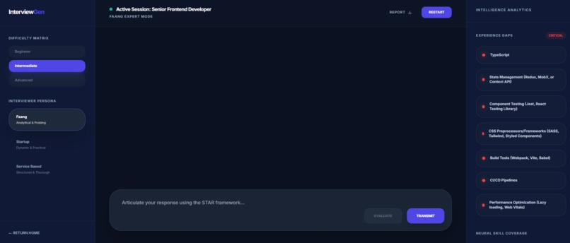 InterviewGen – screenshot 2
