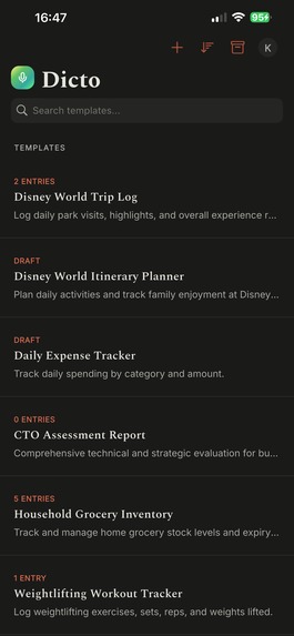 Dicto – screenshot 1
