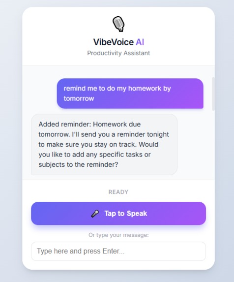 VibeVoice Assistant – screenshot 1