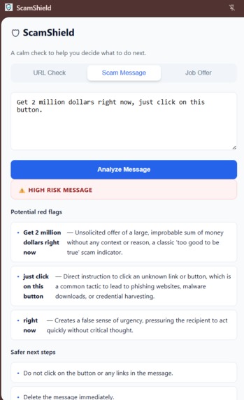 ScamShield-Extension – screenshot 6