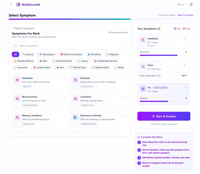 MediSense – screenshot 3