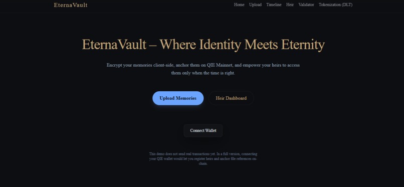 EternaVault – screenshot 1