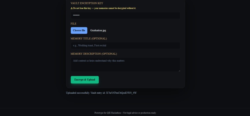 EternaVault – screenshot 2