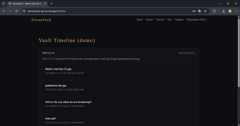 EternaVault – screenshot 3
