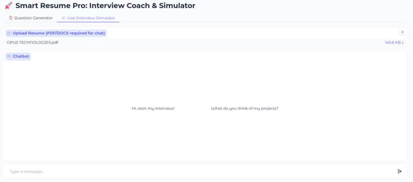 Smart Resume Pro: Interview Coach & Simulator – screenshot 3