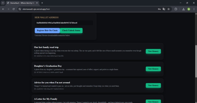 EternaVault – screenshot 5