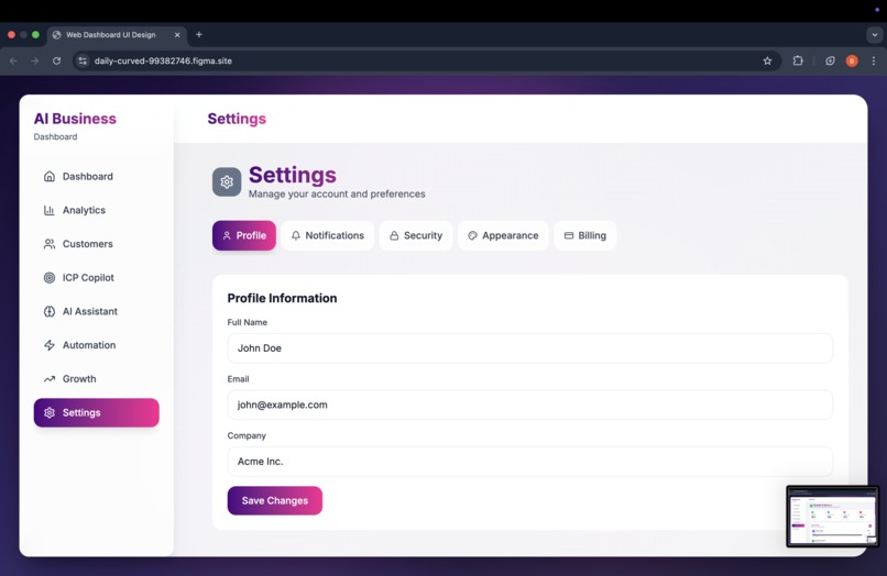 business analitics AI – screenshot 1