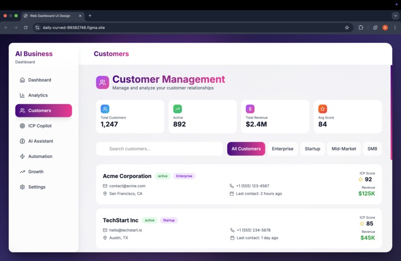 business analitics AI – screenshot 2