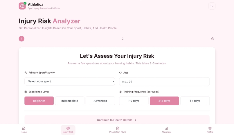 Athletica – screenshot 2