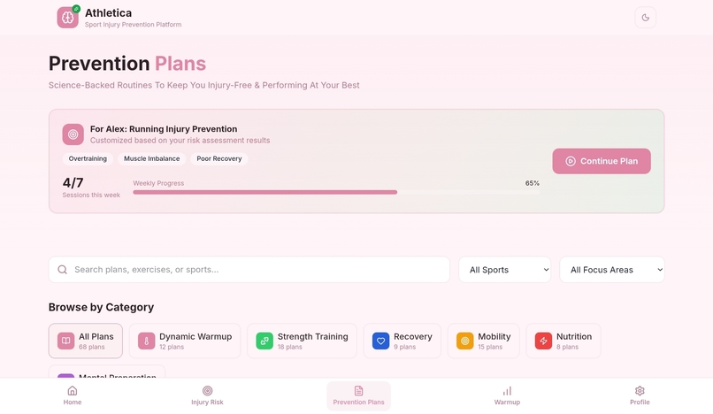Athletica – screenshot 3