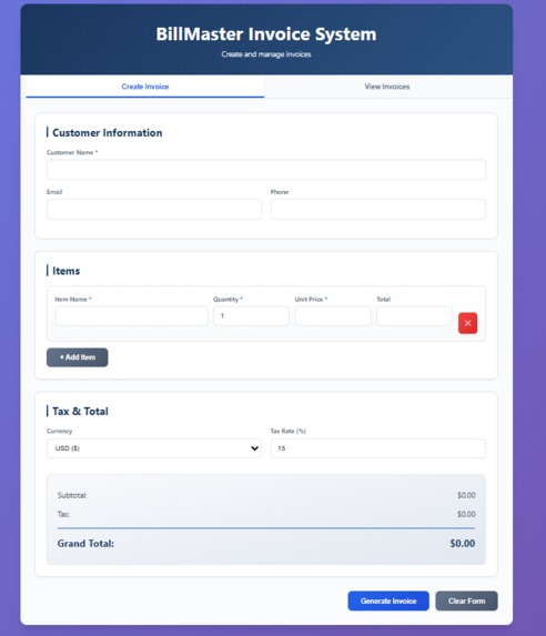BillMaster – screenshot 1