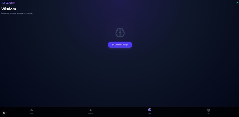 LIFEGRAPH – screenshot 1