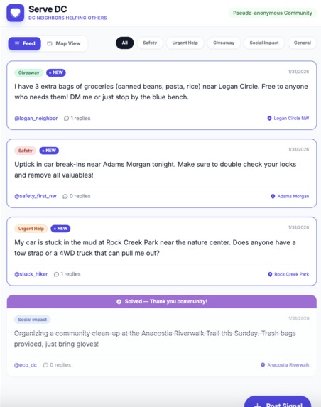 SERVE DC!  – screenshot 1