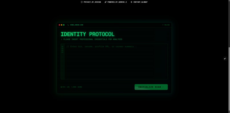 VibeCheck.cv – screenshot 2