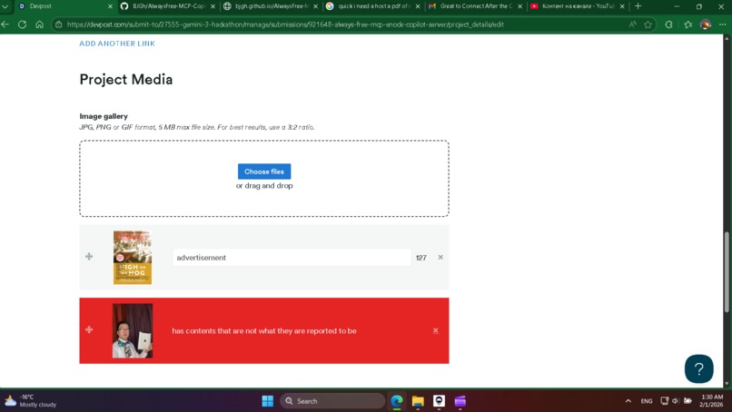 Always free MCP  Copilot Server – screenshot 2