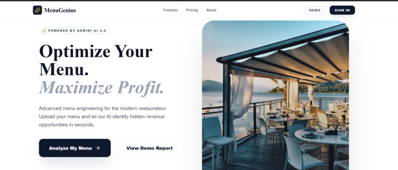MenuGenius – screenshot 1