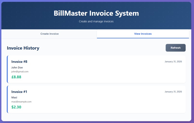 BillMaster – screenshot 2