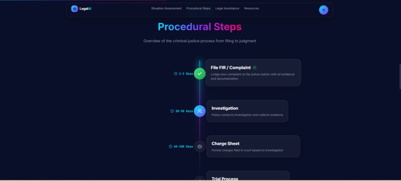 Lumina Legal — AI-Powered Indian Legal Assistant – screenshot 3