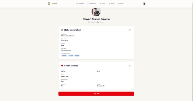 Healix – screenshot 2