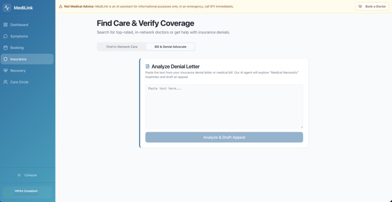 MediLink Healthcare Companion – screenshot 1
