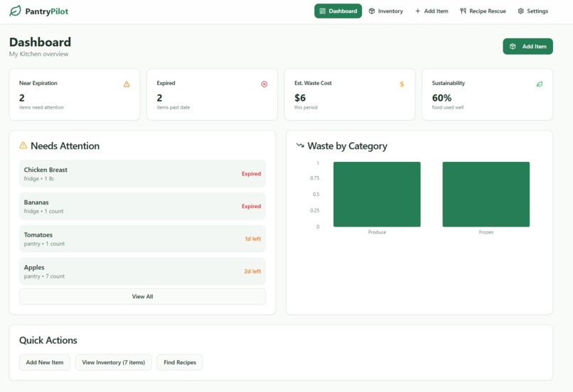 Pantry Pilot – screenshot 1