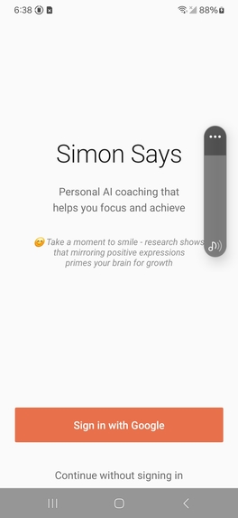 Simon Says AI Coach – screenshot 3