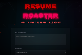 Resume Roaster AI – Dare to Face the Truth