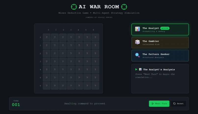 AI WAR ROOM – screenshot 1