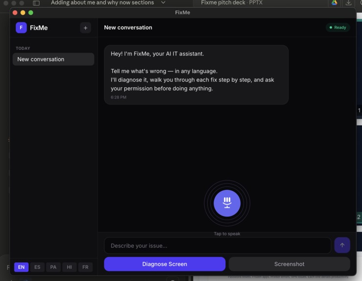 FixMe – screenshot 2