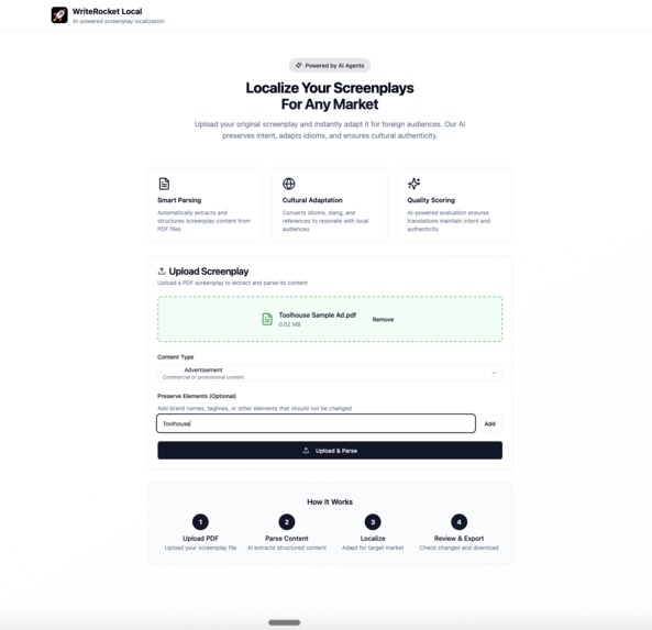 WriteRocket Local – screenshot 1
