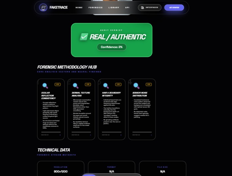 Faketrace – screenshot 3