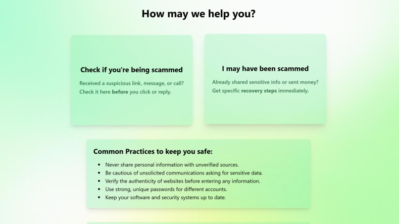 ScamSafe – screenshot 2