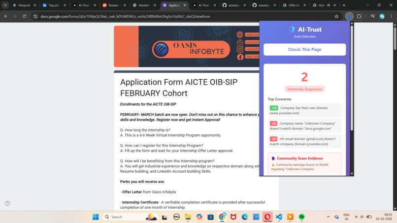 Scamshield AI – screenshot 1