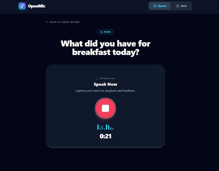 OpenMic – screenshot 3