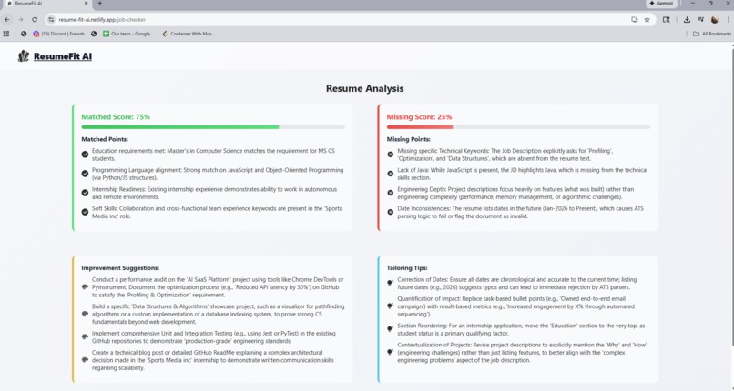 ResumeFit Ai – screenshot 5